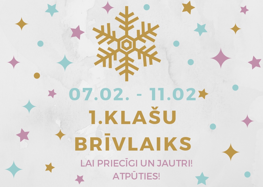 1. klašu brīvlaiks - 21./22. mācību gads