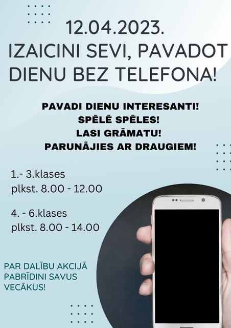 Diena bez telefona