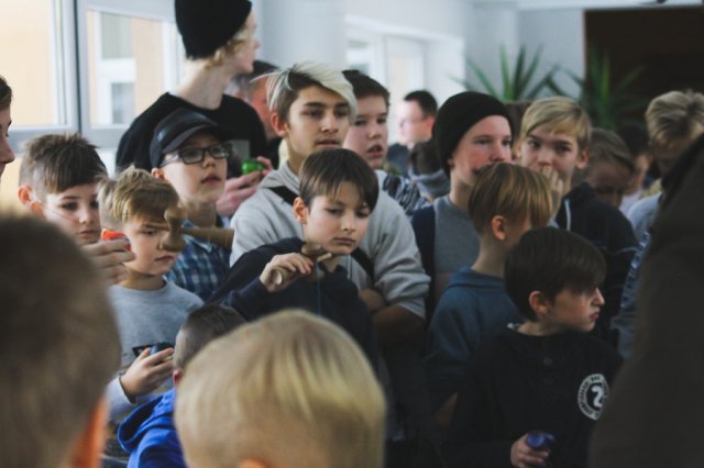 KROM Kendama sacensības un paraugdemonstrējumi skolā