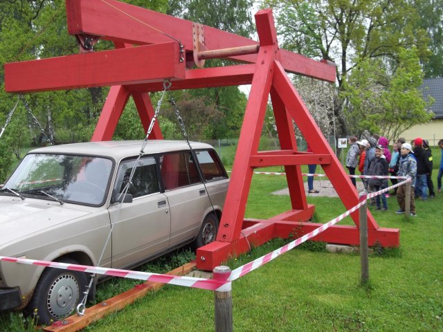 Čaklāko makulatūras vācēju ekskursija uz Lielvārdes \